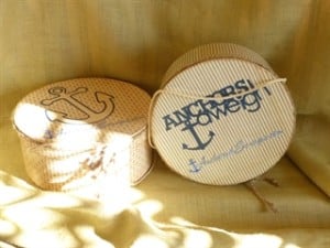 The Anchored Scraps Correspondence Hat box