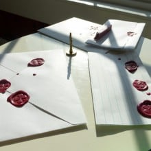 In praise of sealing wax for finishing our letters