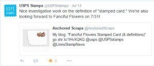 USPS_July132015Tweet