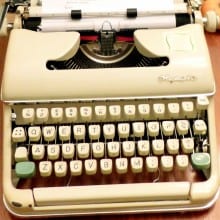 Typewriter Tuesday: Dad’s Typewriter is back!