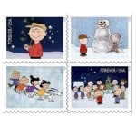 Read more about the article New Charlie Brown Christmas stamp(s) goes on sale today