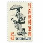 #1238 – 1963 5c City Mail Delivery_square