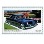 1955FordThunderbird Stamp