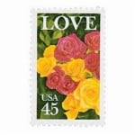 LoveUSA45centStampMysticStampCo_Square