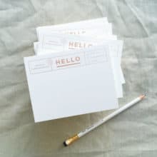 Vintage Telegram Notepad