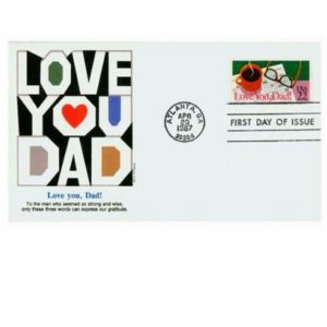 1987 Fathers Day Envelope Cachets