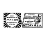 July 4th Special Fancy Pictorial Postmarks blog post - This is the Independence Station Cancel