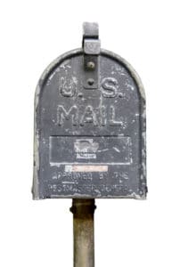 rural mailbox, for Secondhand Lions blog post