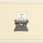 Peter Pauper Press Typewriter Note Cards