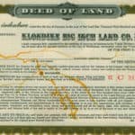 Yukon Gold Rush Klondike Big Inch Land Letters