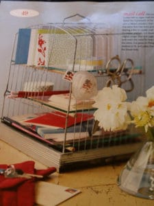 Birdcage Letter Writing DIY Organizers