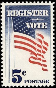 Register and Vote Commemorative 1964 stamp