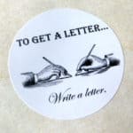 togetaletterwritealettersticker