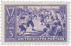 1939 Baseball Centennial stamp