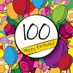 100 cards for 100th birthday