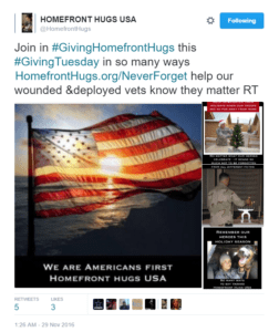 homefronthugsgivingtuesday2016nov29tweet