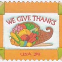 We Give Thanks 2001 stamp