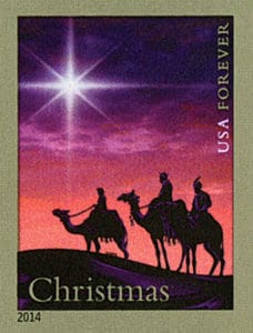 Epiphany Three Kings Day Christmas Magi Stamp