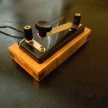Steampunk Telegraph Key Mouse Tails