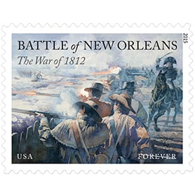 Battle of New Orleans stamps