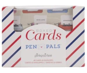 Box of American Crafts Pink Paislee Pen Pals Cards Envelopes