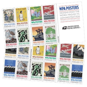 WPA Posters Forever Stamps