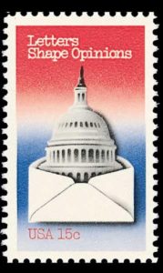 Letters Shape Opinions 1980 stamp