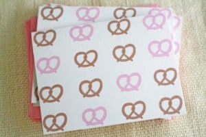 Pretzel Stationery