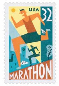 Marathon 1996 USPS Stamp