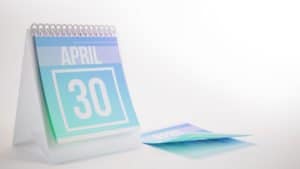 April 30 Calendar