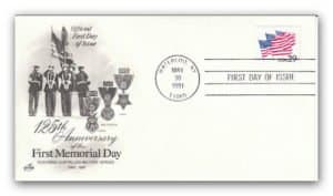 Memorial Day Flags on Parade 1991 FDC