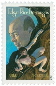 2012 45¢ Edgar Rice Burroughs featured on On a Postage Stamp category