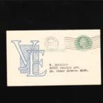 WWII Patriotic VE Day Postcard Cover