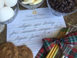 Cookies and Cursive Handwriting Summer Camp