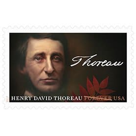 USPS Henry David Thoreau 2017 Forever Stamp