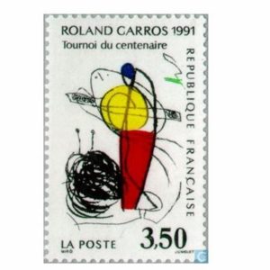 Roland Garros 1991 Stamp