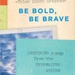 Be Bold Be Brave Typewriter Postcard Book