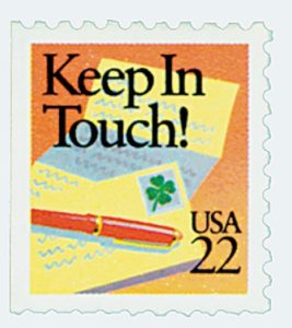 1987 22c Keep in Touch! stamp #2274