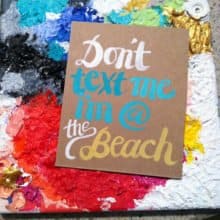 Summer Postcard Frameable Art