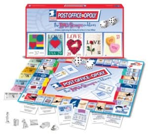 POST OFFICE-OPOLY LOVE STAMPS EDITION open view