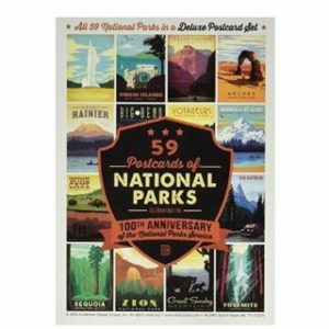 100th Anniversary National Parks Postcard Set