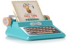 Hallmark Peanuts Typewriter Sentiment Holder