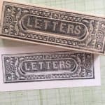 Read more about the article Large Letter Slot Rubber Stamp