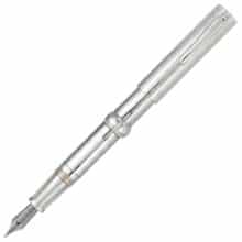 Conklin Mark Twain Crescent Filler Fountain Pen Sterling Silver