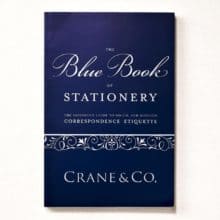 Blue Book of Stationery by Crane & Co