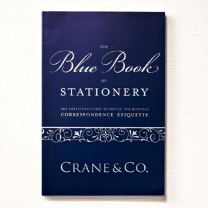 Book Cover Crane Blue Book Stationery Etiquette