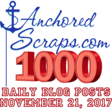 StampSmarter Fantastic Website & Celebrating AnchoredScraps 1000th Daily Blog Post Today