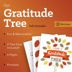 Etsy Thankful Tree Printable