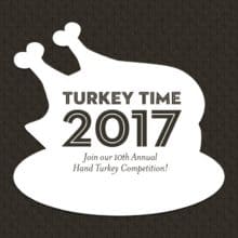 Whimsical 2017 Annual Hand Turkey Competition