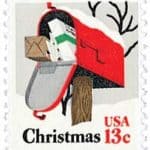 Read more about the article 1977 Rural Mailbox Christmas stamp